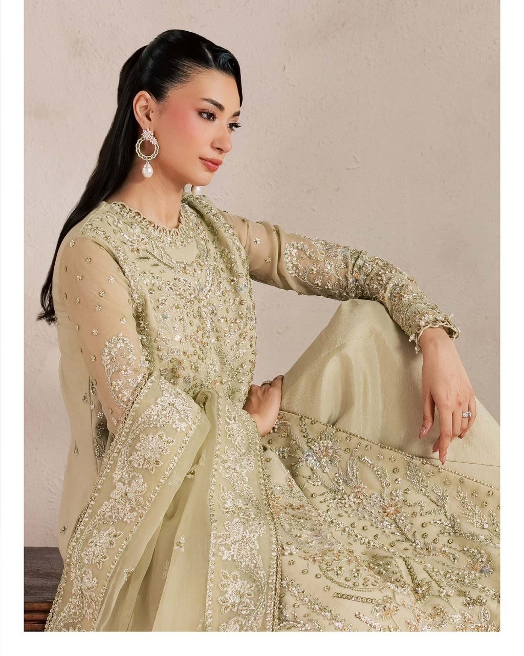 Aylin Sorelle Orlina Pistachio Ivory - view 3