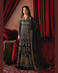 La Fushia Chariot Charcoal formal embroidered design - view 1