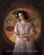 La Fushia Hermit Blush Pink formal embroidered design - view 3