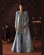 La Fushia Magician Powder Blue formal embroidered design - view 1