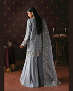 La Fushia Magician Powder Blue formal embroidered design - view 2