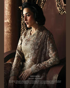 La Fushia Priestess Champagne formal embroidered design - view 3