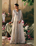 La Fushia Queen Pearl White formal embroidered design - view 1