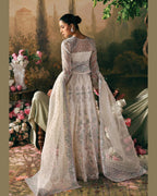 La Fushia Queen Pearl White formal embroidered design - view 2