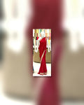 Razab Luxury Saree – Red - full view