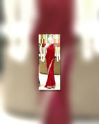 Razab Luxury Saree – Red - full view