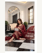 Rubab Maroon alternate view