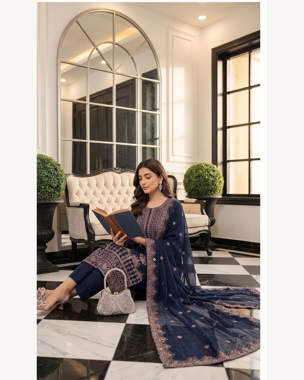 Rubab Navy alternate view